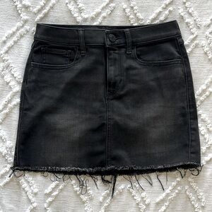 Express Black Jean Skirt